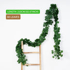 Artificial Ivy Leaf Garland – 2.1M Silk Hanging Vine for Home Garden Decor