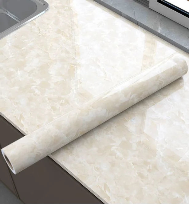 Marble Contact Paper – Waterproof Self Adhesive Vinyl for Kitchen Countertops