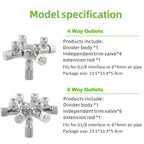 CO2 Splitter Regulator – 2-Way Needle Valve for Aquarium Tank Systems