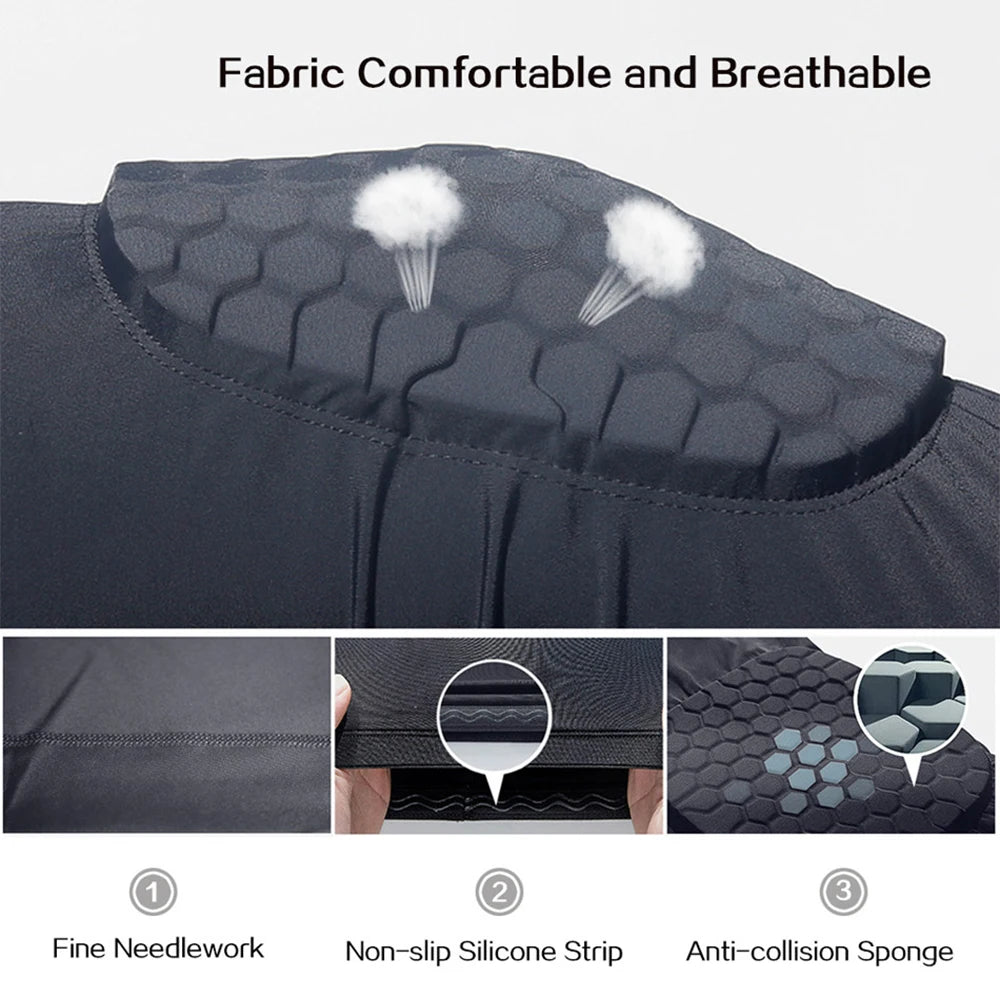 Compression Knee Sleeve – Long Leg Brace Support for Basketball and Running