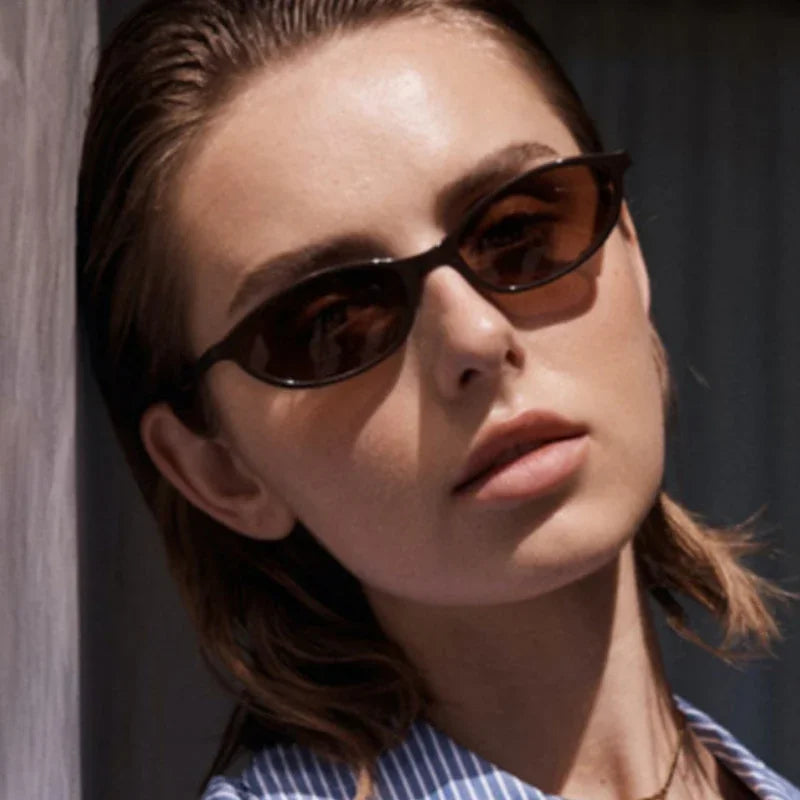Oval Sunglasses – Small Retro Fashion Shades for Women and Men