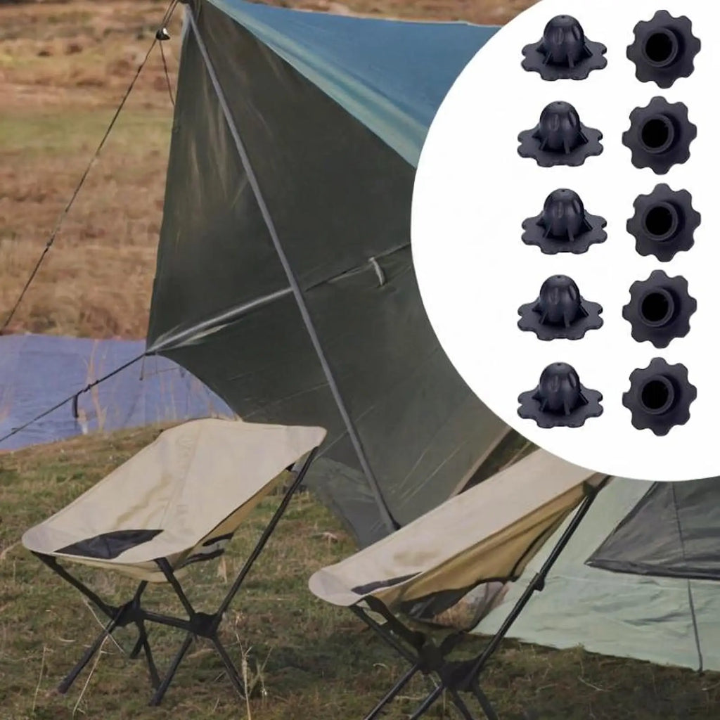 Furniture Foot Covers – Anti-Slip Rubber Caps for Camping Chairs