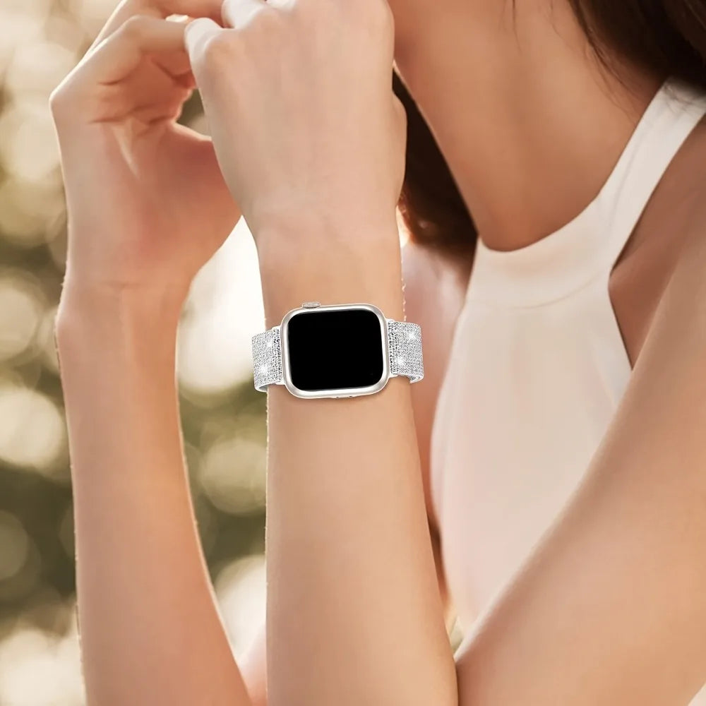 Soft Nylon Watch Band – Adjustable Sports Strap for Apple Watch Series
