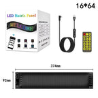Flexible LED Matrix Panel – RGB Bluetooth App Control for Shop Signage