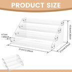 Acrylic Display Stand – Tiered Shelf for Nail Polish Perfume and Cosmetics