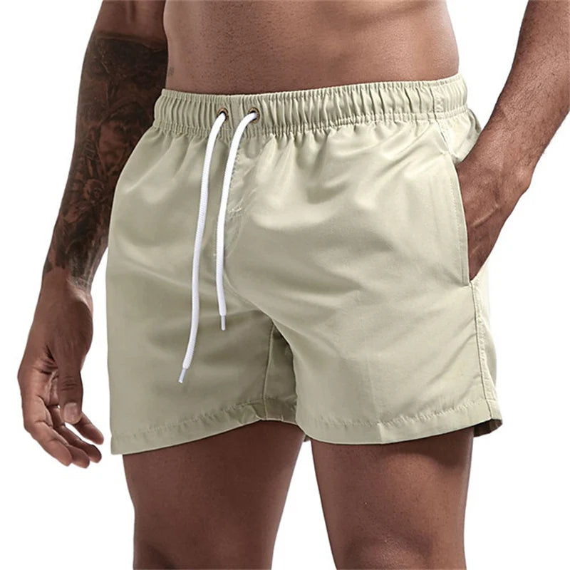 Mens Quick Dry Swim Trunks – Lightweight Beach Shorts for Summer Swimming