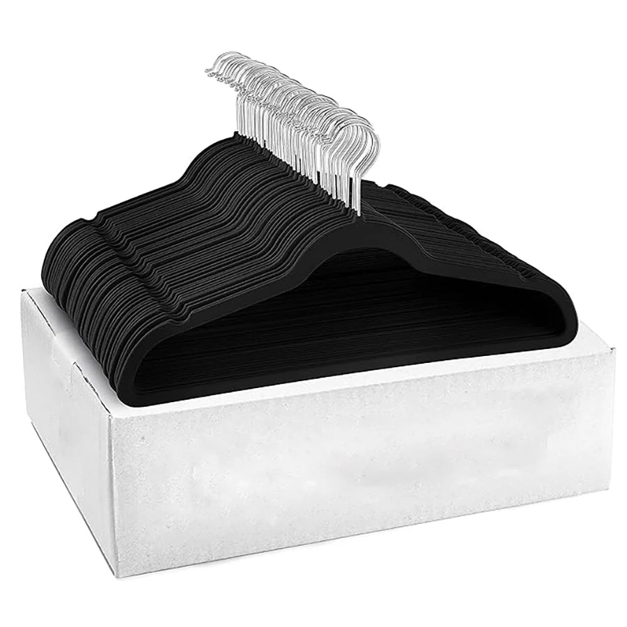 Velvet Non-Slip Hangers – Heavy Duty Space Saving Garment Hangers for Closets