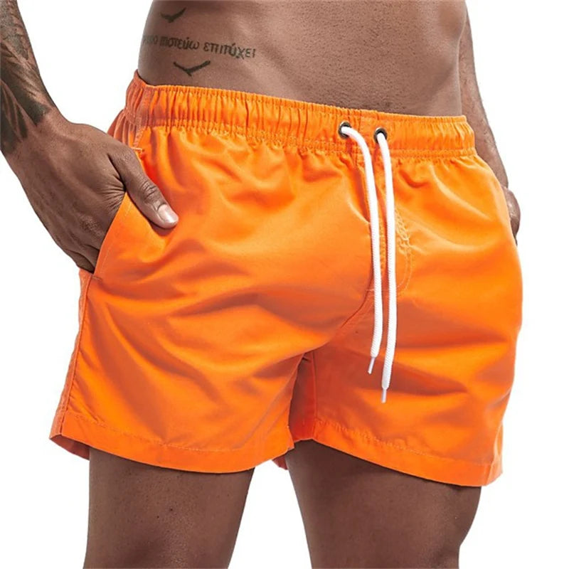 Mens Quick Dry Swim Trunks – Lightweight Beach Shorts for Summer Swimming