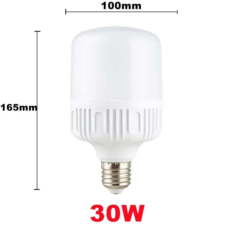 100W E27 LED Light Bulb – High Brightness Eye Protection for Home Lighting