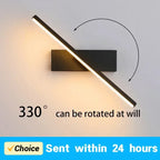 Rotatable LED Wall Sconce – Adjustable Mirror Lighting for Bathroom and Bedroom
