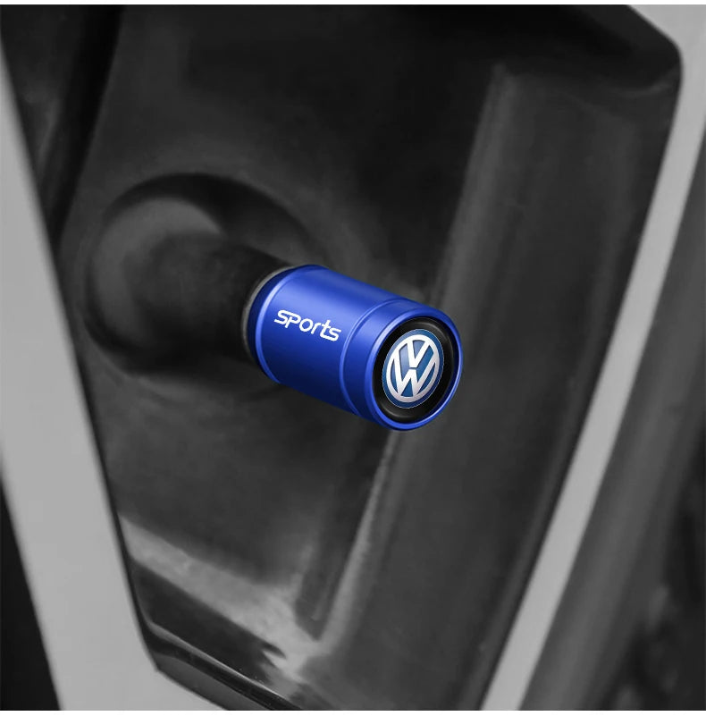 Alloy Tire Valve Caps – Dust Cover Accessories for Volkswagen Car Wheels