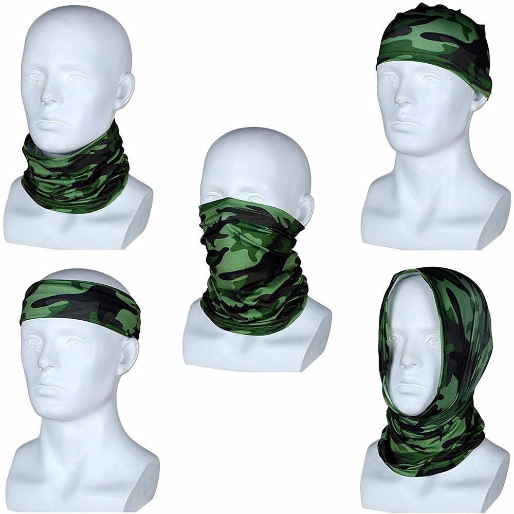 Ice Silk Turban Bandana – UV Protection Neck Mask for Outdoor Cycling Hiking