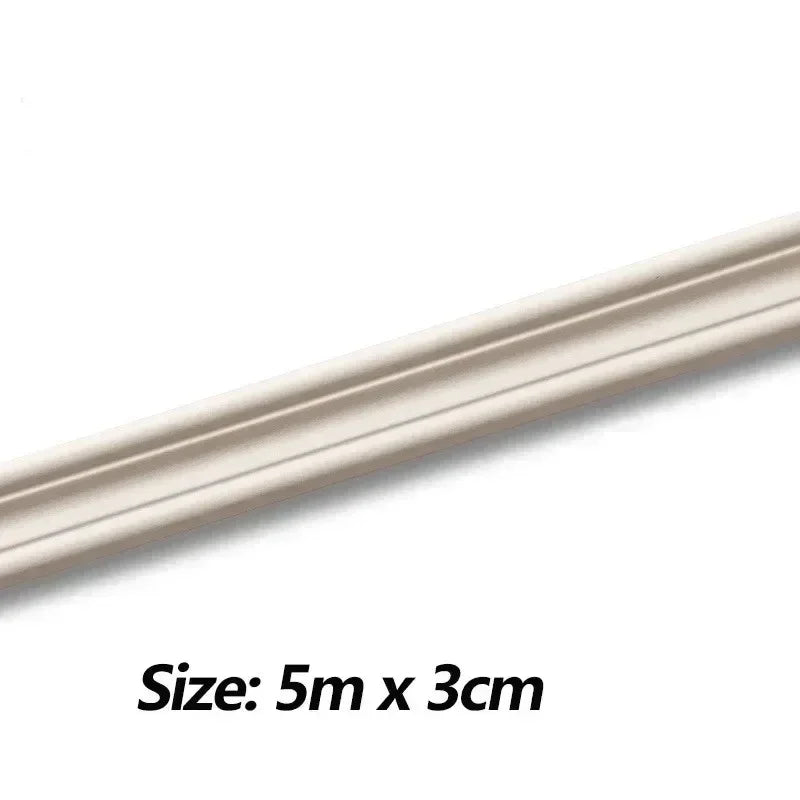 Self-Adhesive NBR Wall Trim – 5M Flexible Molding for Home Decor and Edging