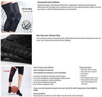 Compression Knee Sleeve – Long Leg Brace Support for Basketball and Running