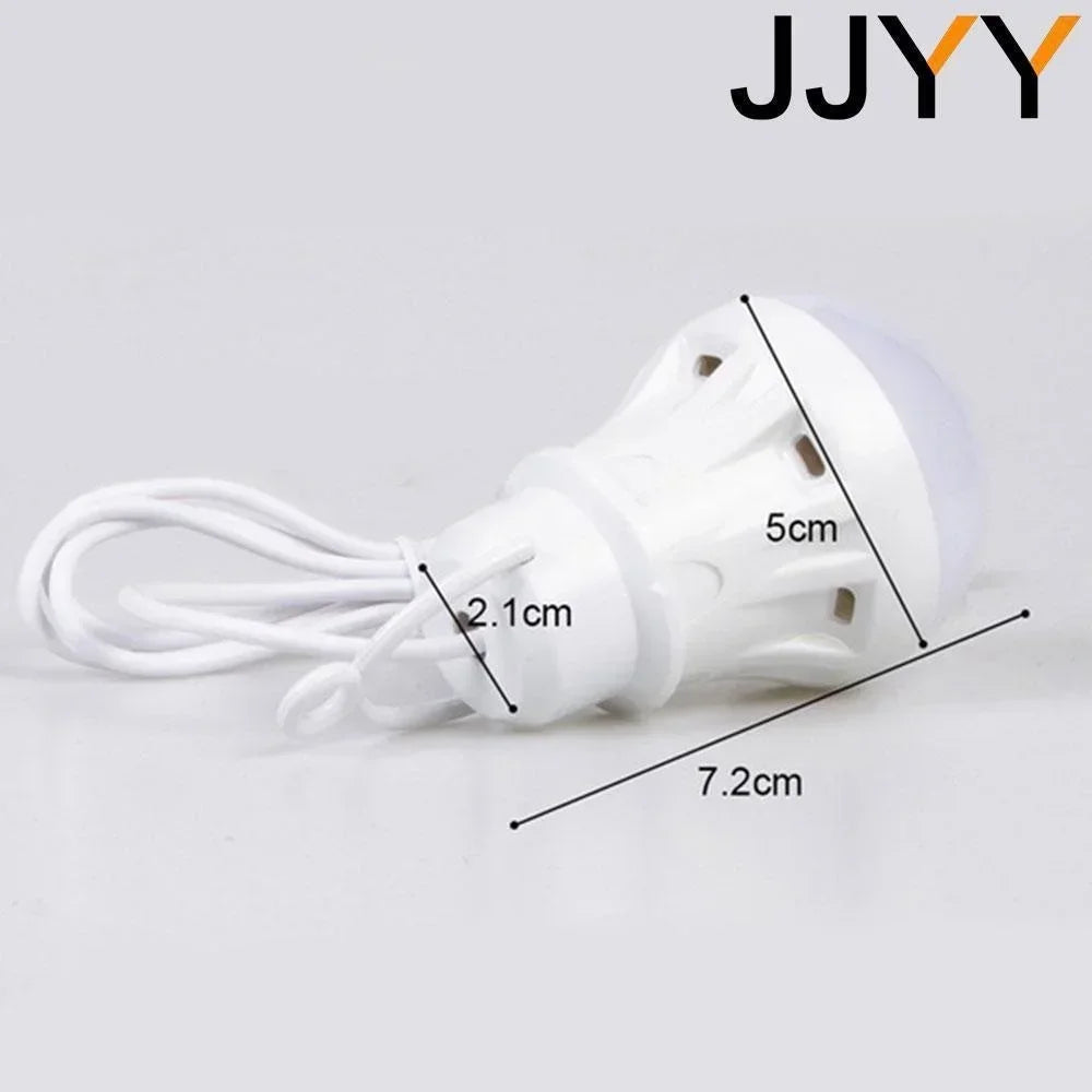 Portable LED USB Lantern – Dimmable Hanging Bulb for Camping and Hiking