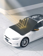 Magnetic Windshield Cover – Waterproof Sun and Snow Shade for Car Protection