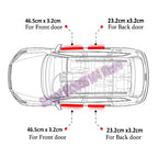 Carbon Fiber Brake Light Decal – Decorative Overlay for Smart Fortwo Forfour