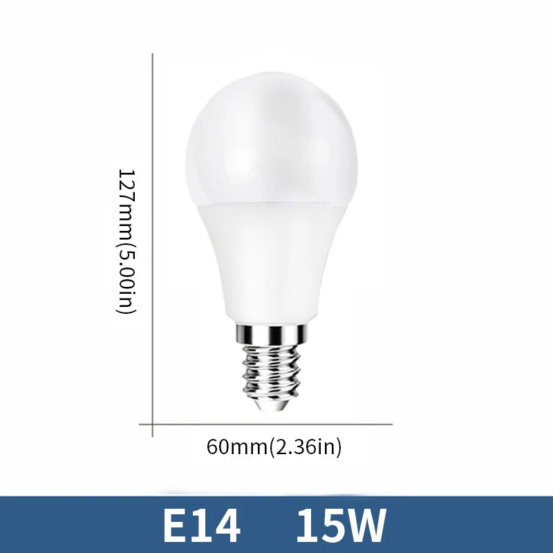 LED Light Bulbs – Energy Efficient E27 E14 Lamps for Home Interior Lighting