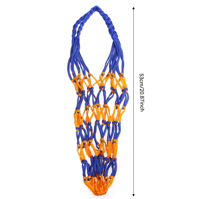 Nylon Mesh Sports Carry Bag – Ball Storage Net for Youth Basketball Soccer