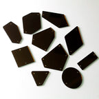 Acrylic Mirror Flat Back Beads – Sew-On Rhinestones for Clothing Embellishment
