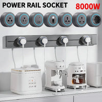 Movable Track Power Socket – 8000W Rail System for Home Office Appliances