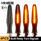 LED Motorcycle Turn Signals – 335SMD Built-in Relay Indicators for Bikes
