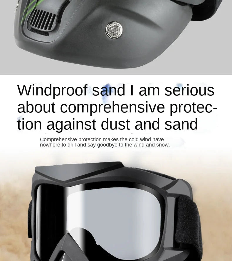 Full Face Protective Goggles – Anti-Fog Windproof Mask for Industrial Safety