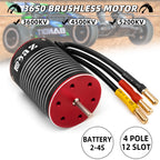 3650 Brushless Motor – Performance Upgrade for 1/10 Scale RC Crawler Trucks