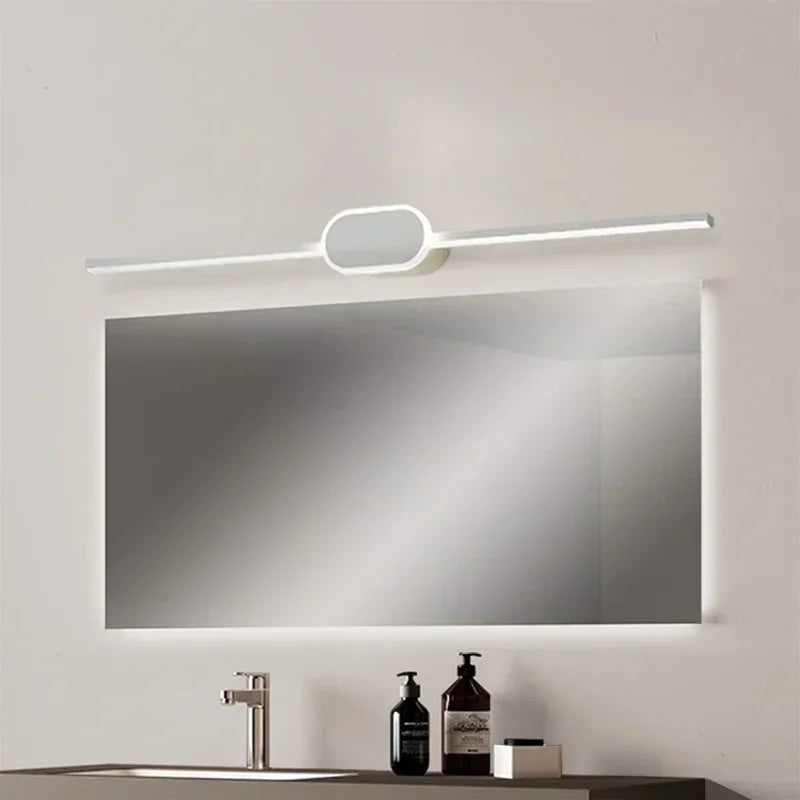 LED Mirror Front Wall Sconce – 40-80cm Strip Light for Bathroom Decor