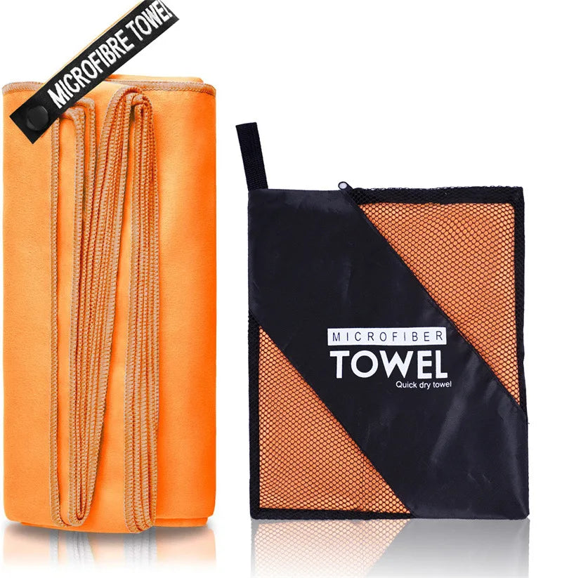 Microfiber Gym Towel – Silver Ion Odor-Free Absorbent Fabric for Workout