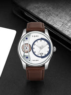 Minimalist Quartz Watch – Luxury Double Strap Set for Business Gift