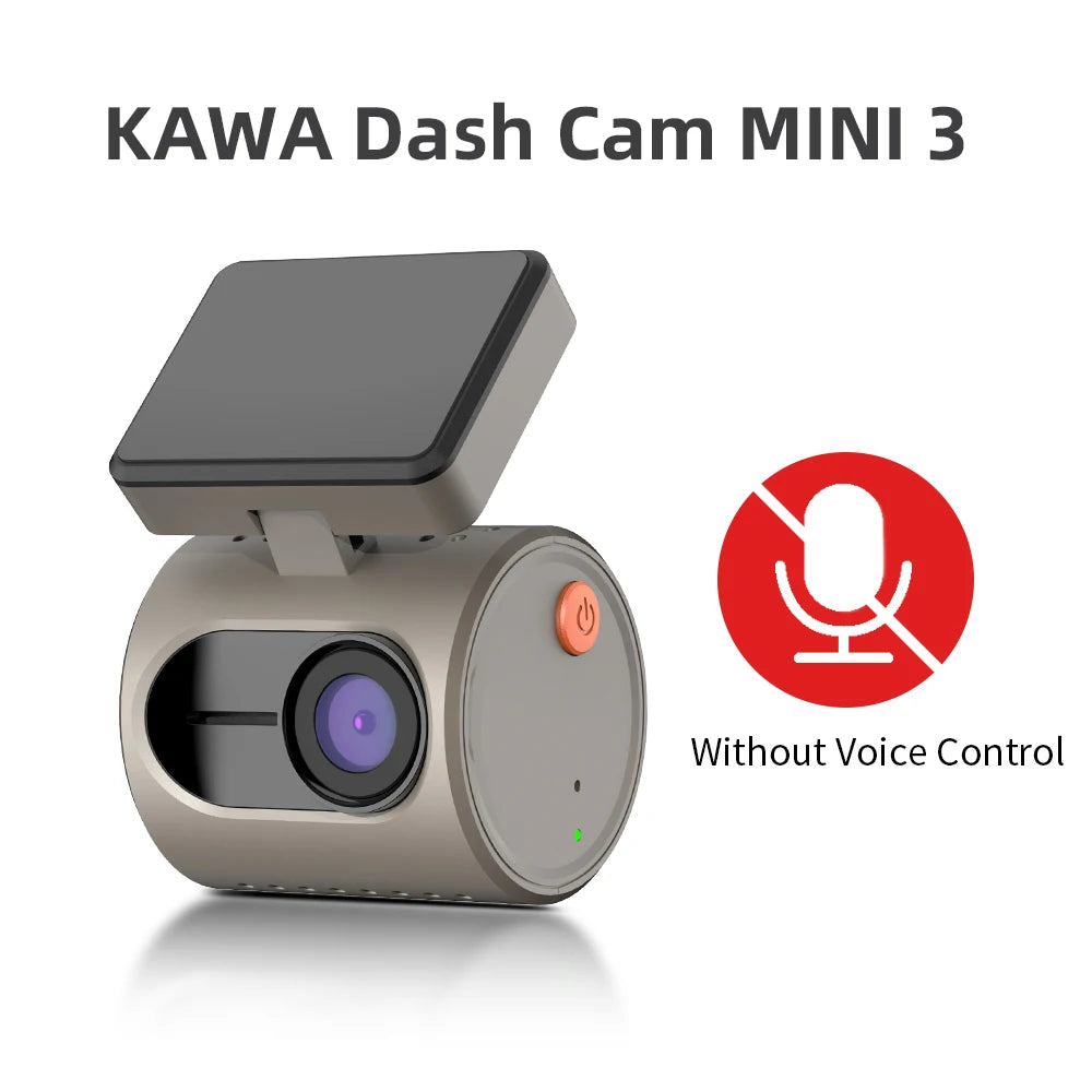 KAWA 2K Dash Camera – Night Vision Video Recorder for Vehicle Security