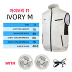 Cooling Fan Vest – Breathable Ice Workwear for Hot Weather Outdoor Labor