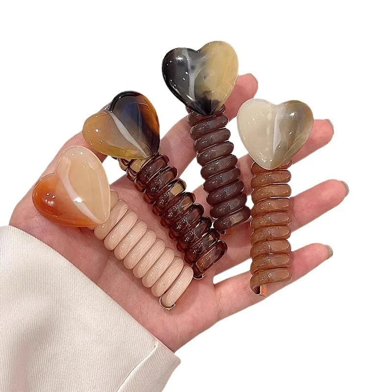 Bubble Braid Headband – Phone Cord Hair Coil for Ponytail Styling