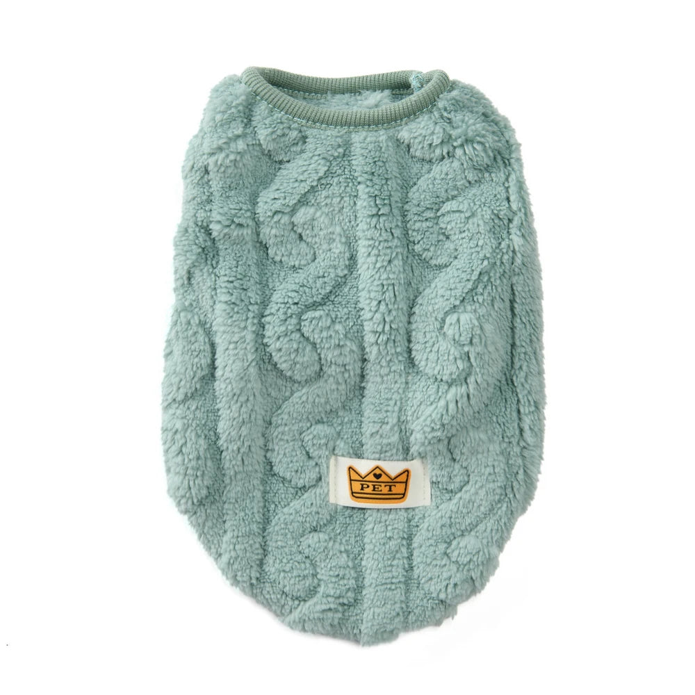 Fleece Dog Sweater – Warm Winter Apparel for Small Dogs and Cats