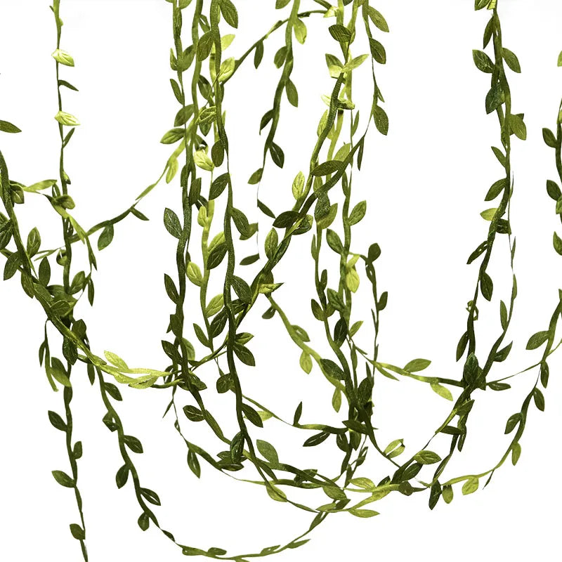 Artificial Silk Leaf Vine – 10 Meter Greenery for Wedding Wreath Decor