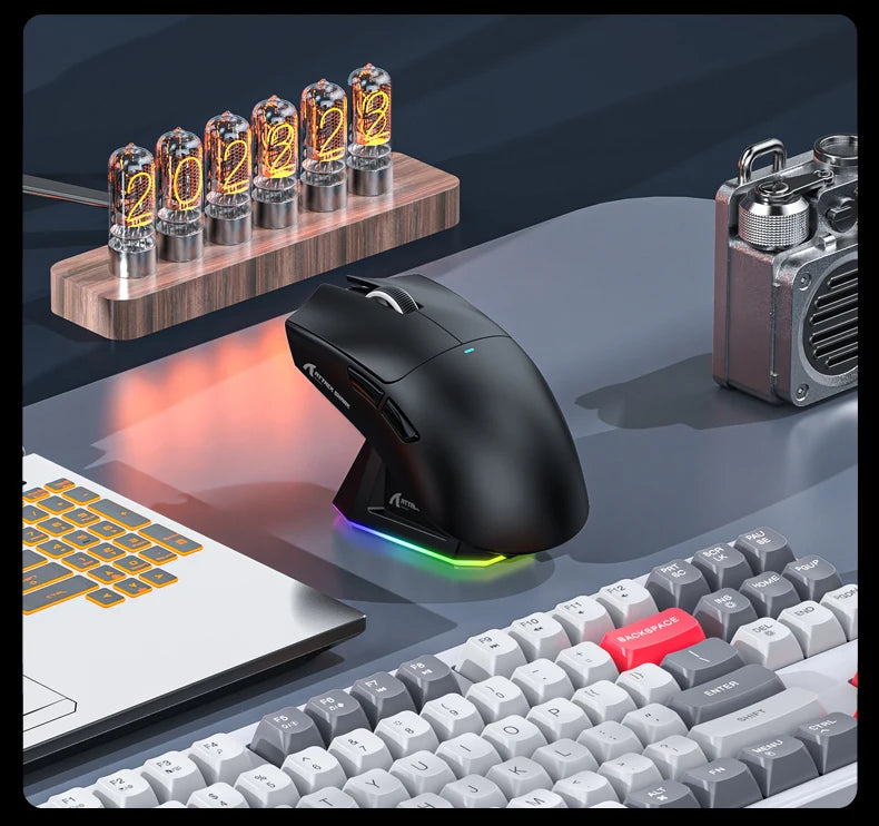 Wireless Gaming Mouse – RGB Ergonomic Bluetooth PC Mouse for Esports