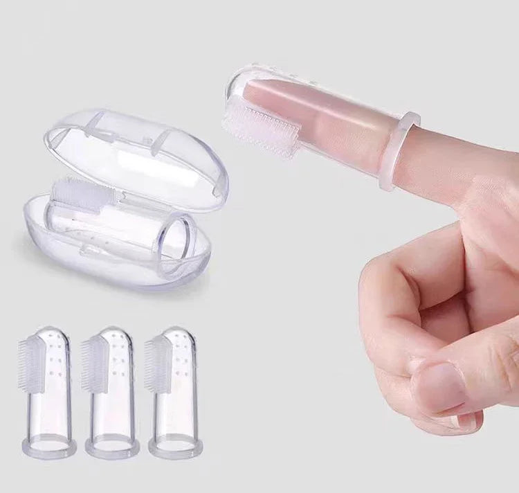 Silicone Finger Toothbrush – Soft Pet Dental Tool for Cat and Dog Teeth Care