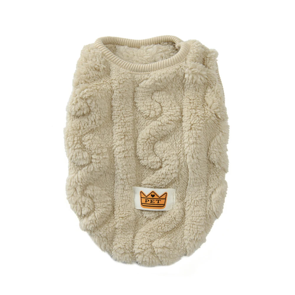 Fleece Dog Sweater – Warm Winter Apparel for Small Dogs and Cats