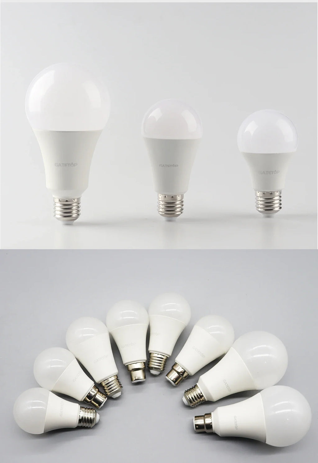Energy Saving LED Light Bulb – A60 A80 E27 B22 Lamp for Home Lighting