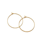 Stainless Steel Hoop Rings – Large Circle Charms for Jewelry Making Supplies