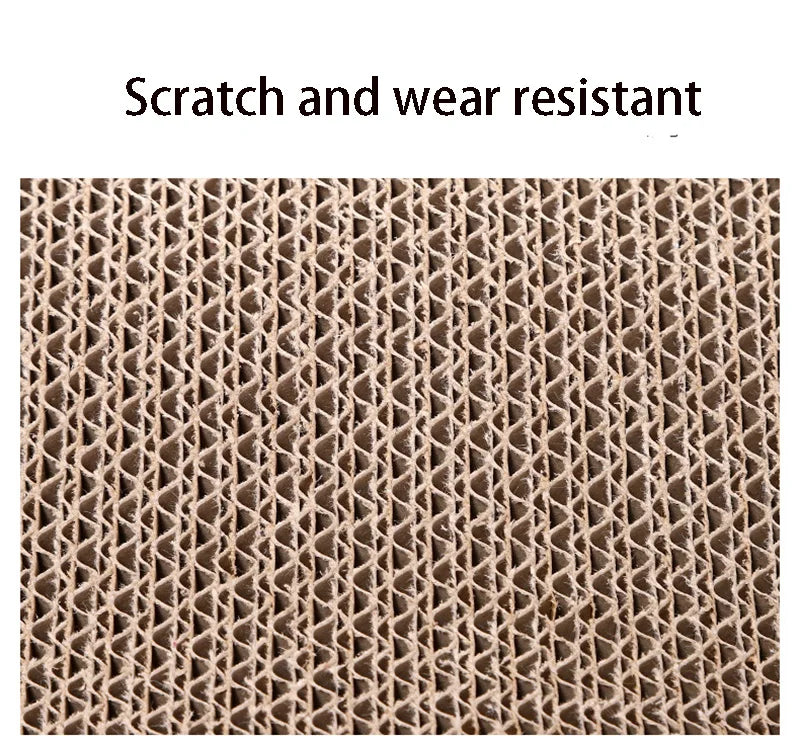 Corrugated Cardboard Cat Scratcher – Durable Claw Sharpening Pad for Cats