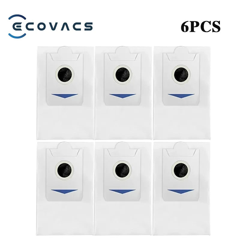 Robot Vacuum Replacement Kit – Dust Bags and Brushes for Ecovacs X5 OMNI