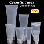 Refillable Cosmetic Squeeze Tubes – Portable Travel Containers for Lotion Creams