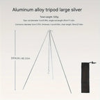 Adjustable Campfire Tripod – Stable Hanging Pot Stand for Outdoor Cooking