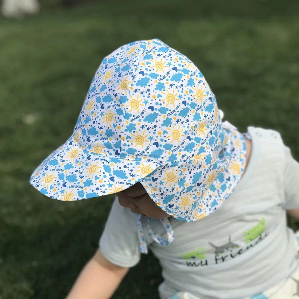 Adjustable Kids Bucket Hat – UV Protection Quick-Dry Cap for Beach Summer