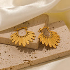 316L Stainless Steel Waterproof Earrings – Minimalist Jewelry for Vacation
