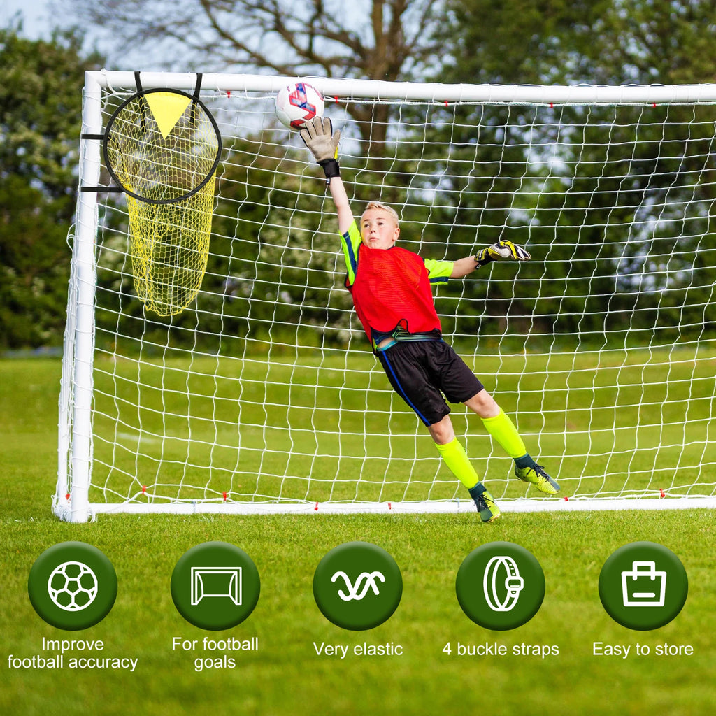 Foldable Football Target Net – Precision Training Goal for Soccer Practice