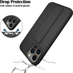 Magnetic Stand Phone Case – Protective Cover with Wrist Strap for iPhone Series