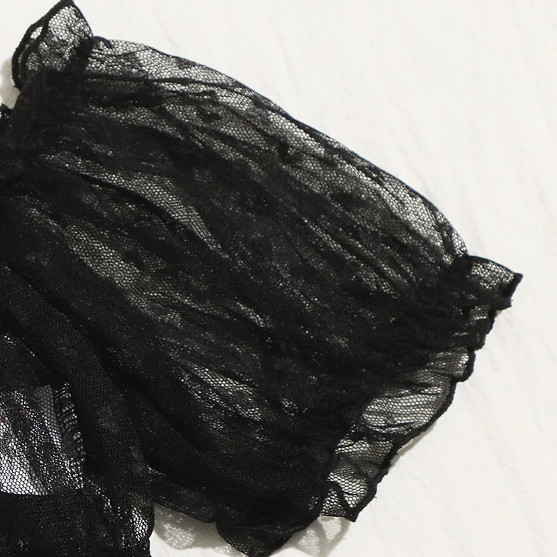 Floral Lace Lingerie Set – See Through Bralette for Romantic Evenings